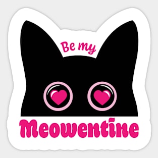 Be My Meowentine Sticker